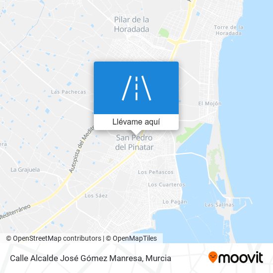 Mapa Calle Alcalde José Gómez Manresa