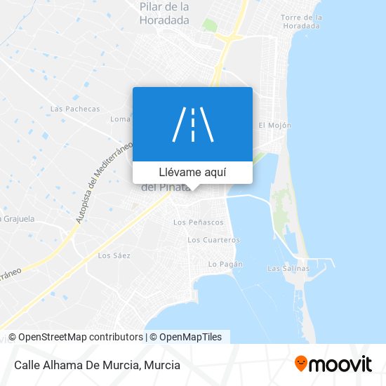 Mapa Calle Alhama De Murcia