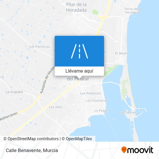 Mapa Calle Benavente