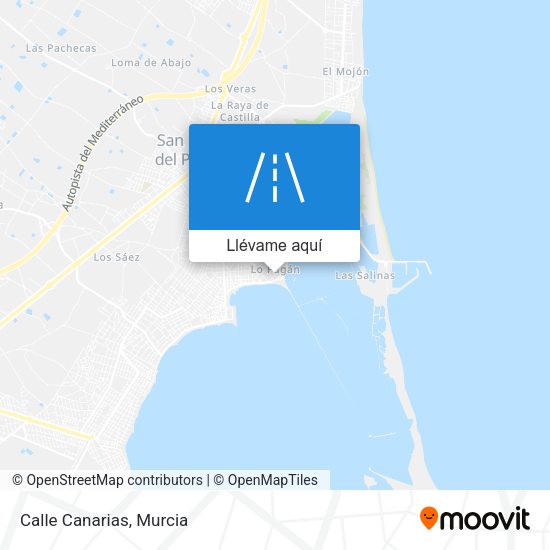 Mapa Calle Canarias