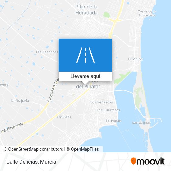 Mapa Calle Delicias