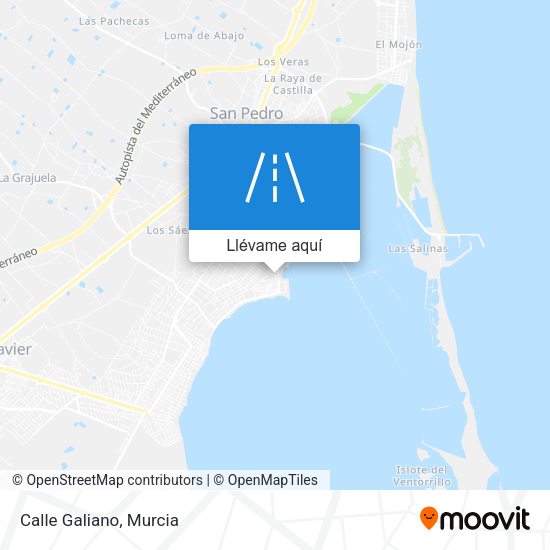 Mapa Calle Galiano
