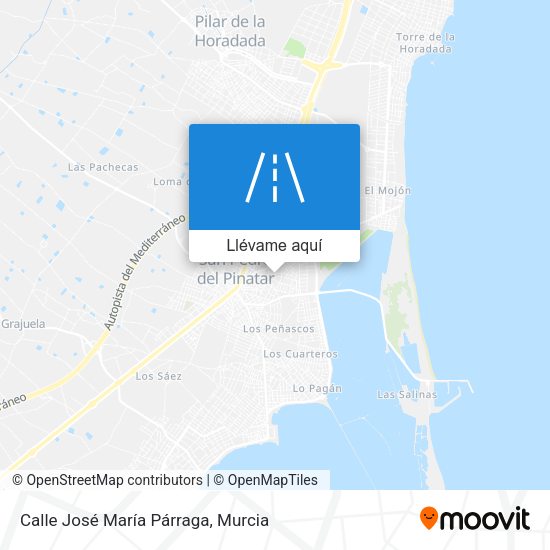 Mapa Calle José María Párraga