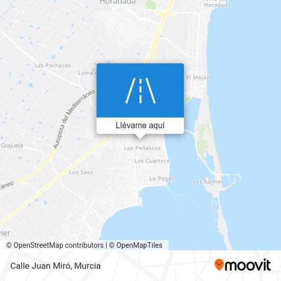Mapa Calle Juan Miró