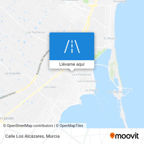 Mapa Calle Los Alcázares