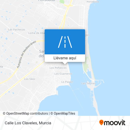 Mapa Calle Los Claveles