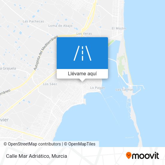 Mapa Calle Mar Adriático