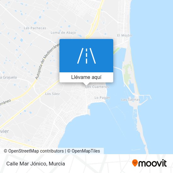 Mapa Calle Mar Jónico