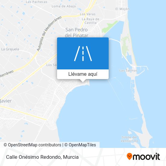 Mapa Calle Onésimo Redondo