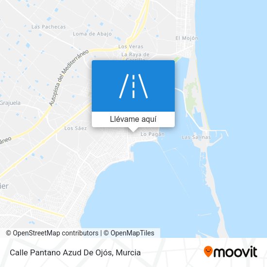 Mapa Calle Pantano Azud De Ojós