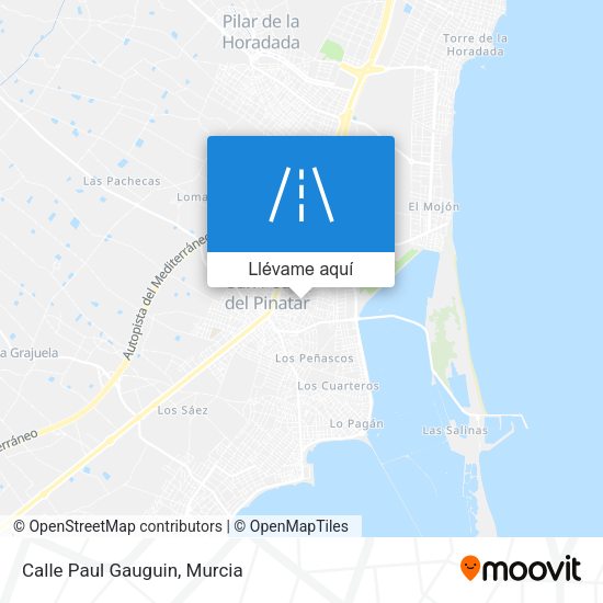 Mapa Calle Paul Gauguin