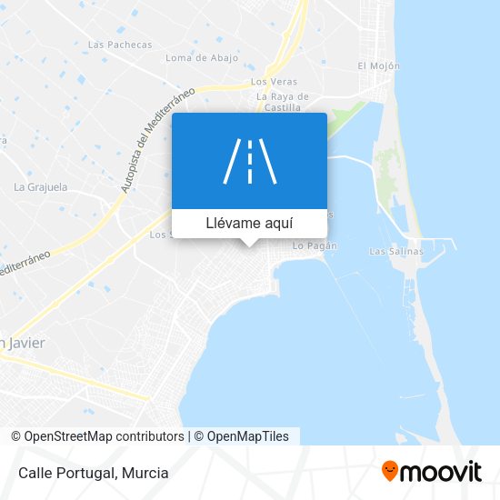 Mapa Calle Portugal