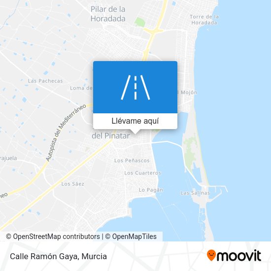 Mapa Calle Ramón Gaya