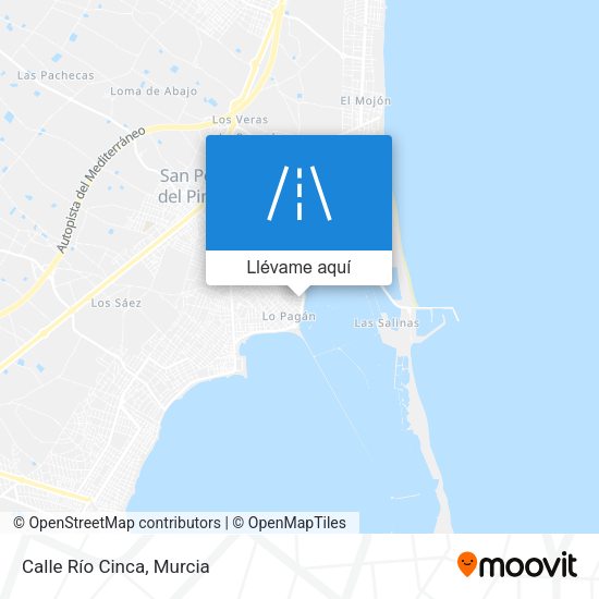 Mapa Calle Río Cinca