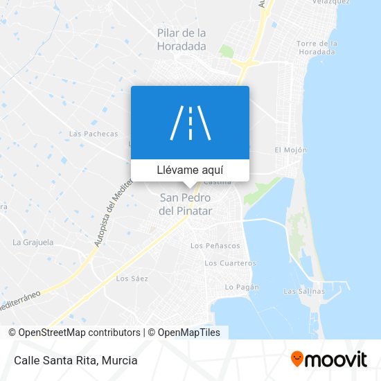 Mapa Calle Santa Rita