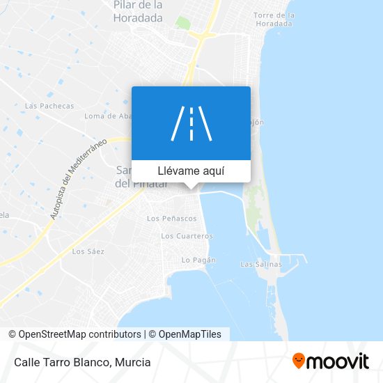 Mapa Calle Tarro Blanco
