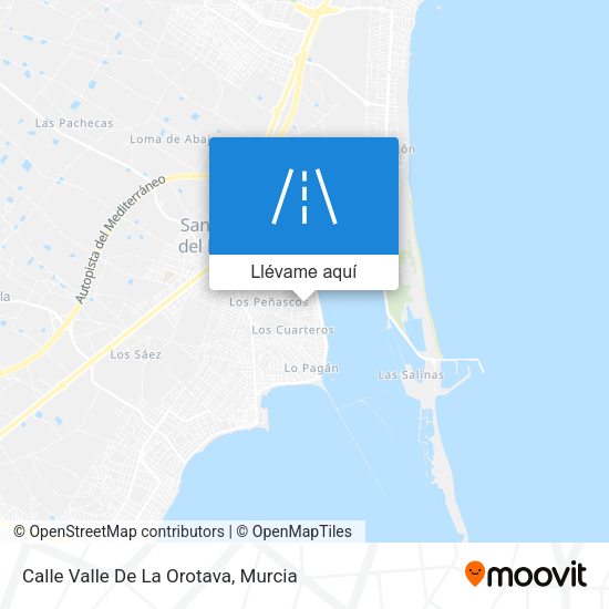 Mapa Calle Valle De La Orotava