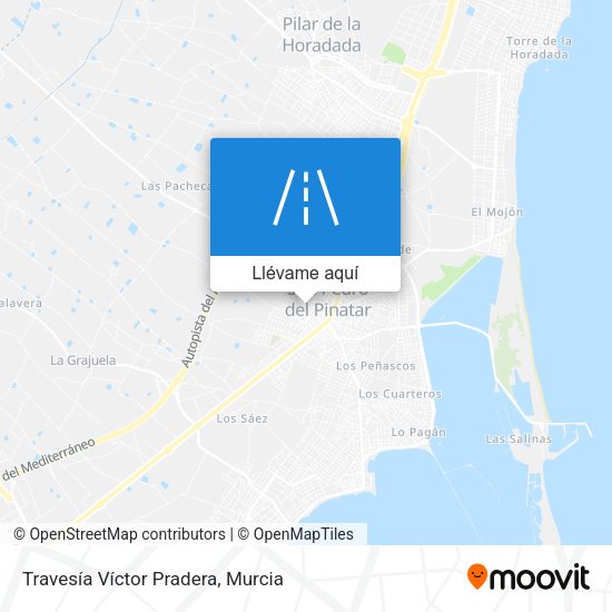 Mapa Travesía Víctor Pradera