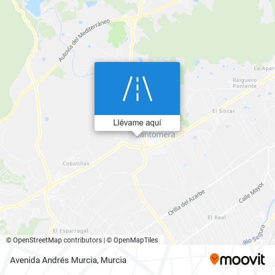 Mapa Avenida Andrés Murcia