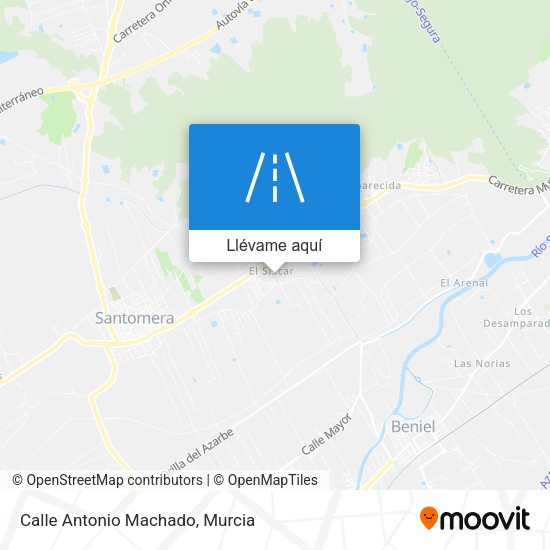 Mapa Calle Antonio Machado