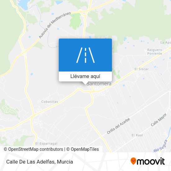 Mapa Calle De Las Adelfas