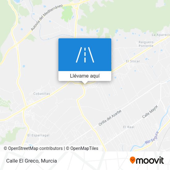 Mapa Calle El Greco