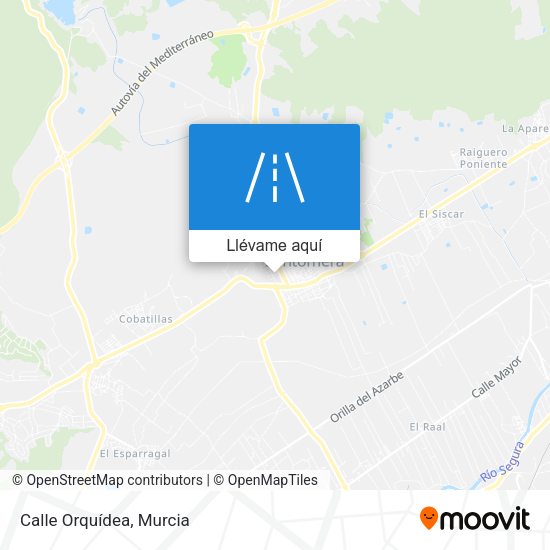 Mapa Calle Orquídea
