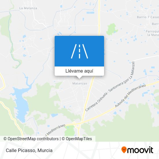 Mapa Calle Picasso