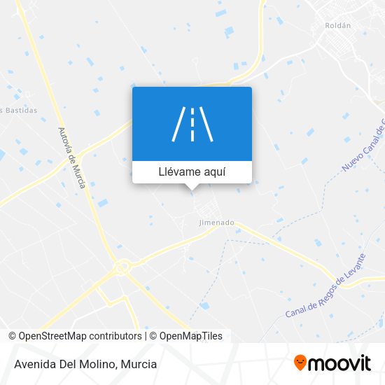 Mapa Avenida Del Molino