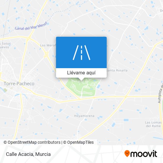 Mapa Calle Acacia