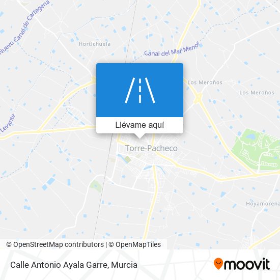 Mapa Calle Antonio Ayala Garre