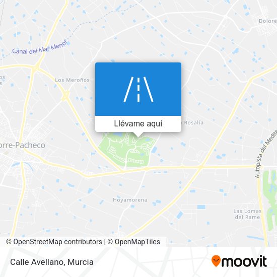 Mapa Calle Avellano