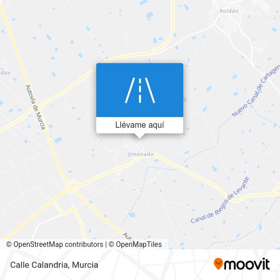 Mapa Calle Calandria