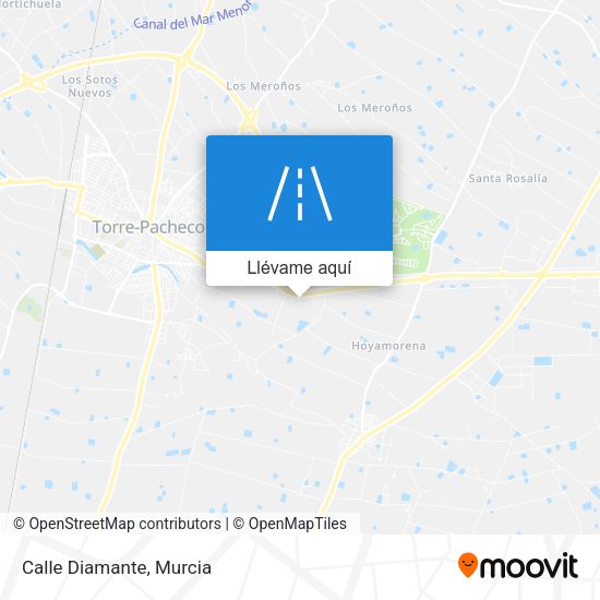 Mapa Calle Diamante