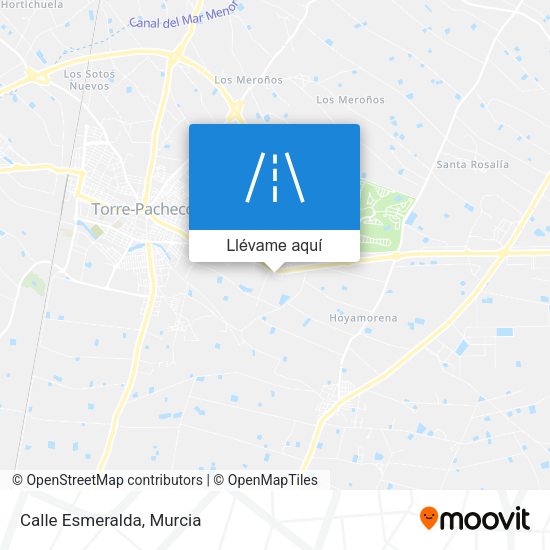 Mapa Calle Esmeralda
