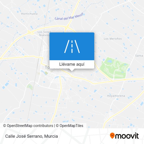 Mapa Calle José Serrano