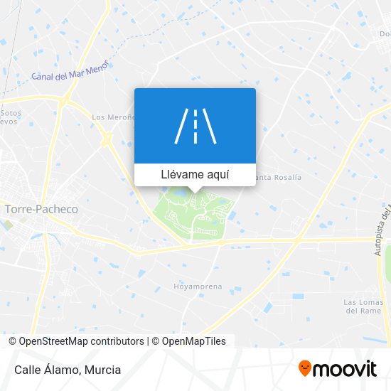 Mapa Calle Álamo