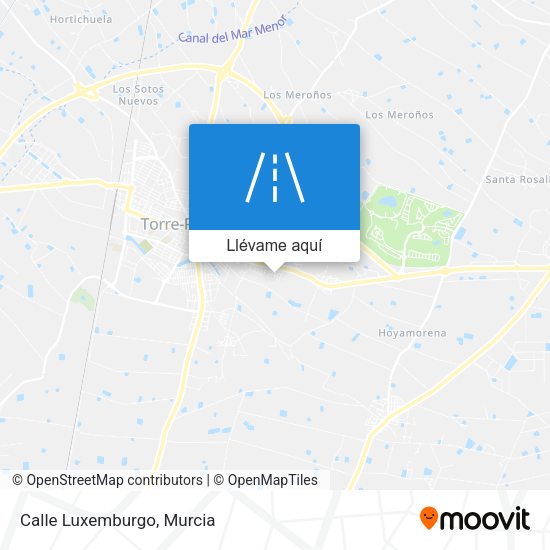 Mapa Calle Luxemburgo