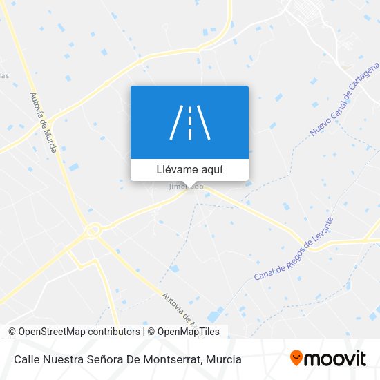 Mapa Calle Nuestra Señora De Montserrat