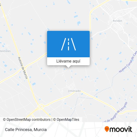 Mapa Calle Princesa