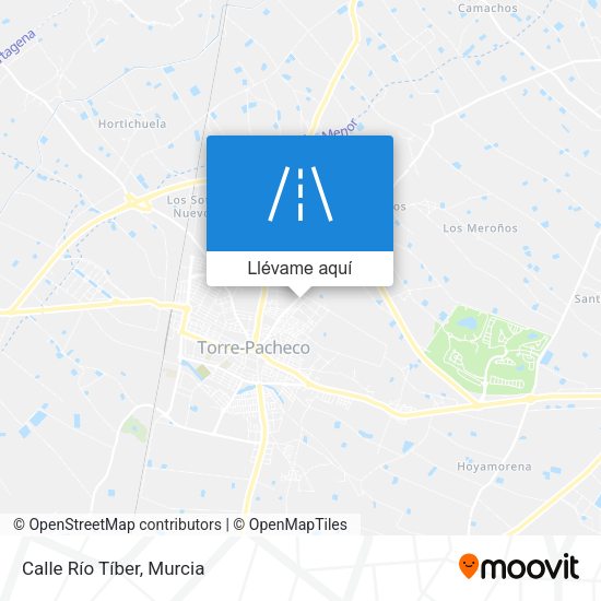 Mapa Calle Río Tíber