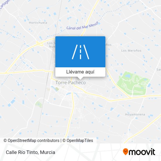 Mapa Calle Río Tinto