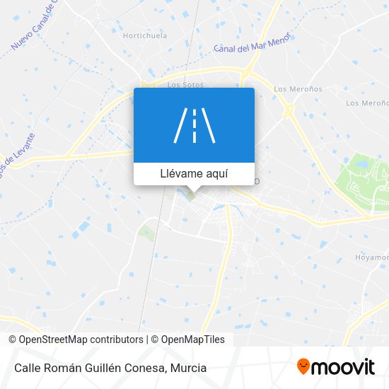 Mapa Calle Román Guillén Conesa