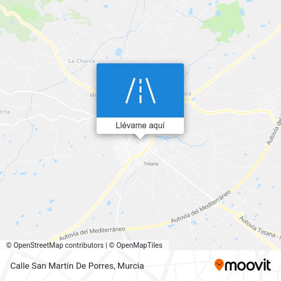 Mapa Calle San Martín De Porres