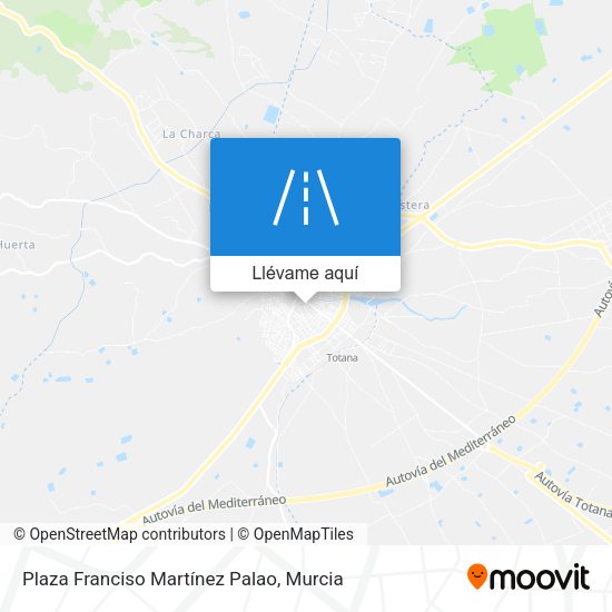 Mapa Plaza Franciso Martínez Palao