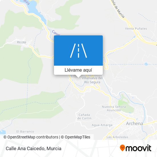 Mapa Calle Ana Caicedo