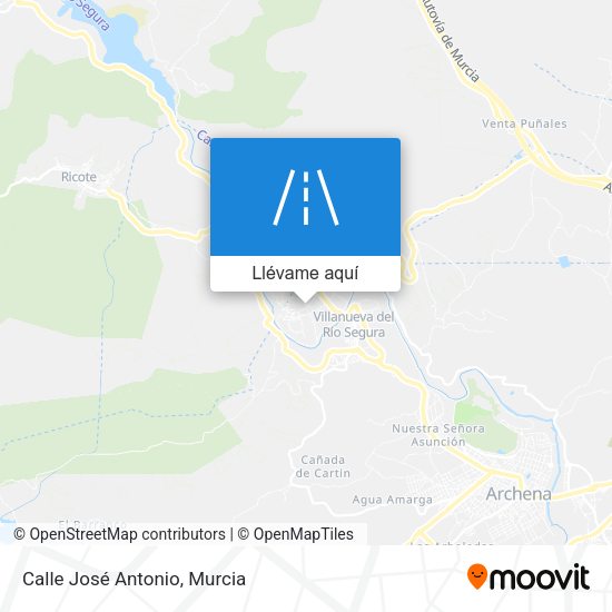 Mapa Calle José Antonio