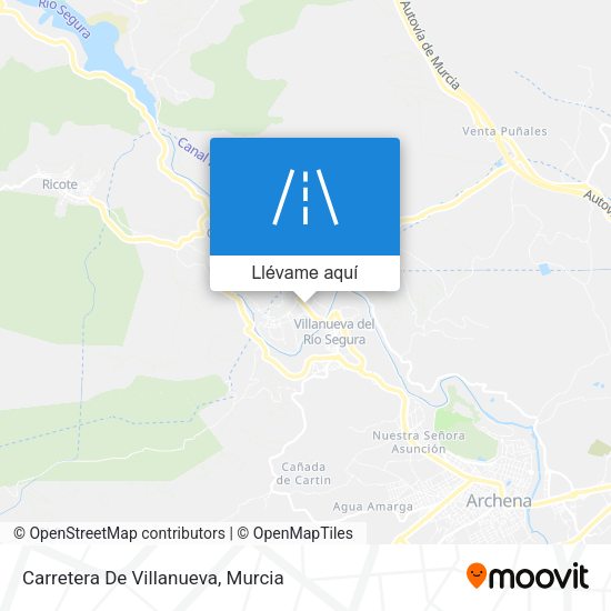 Mapa Carretera De Villanueva