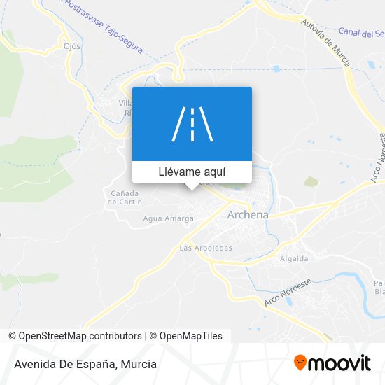 Mapa Avenida De España