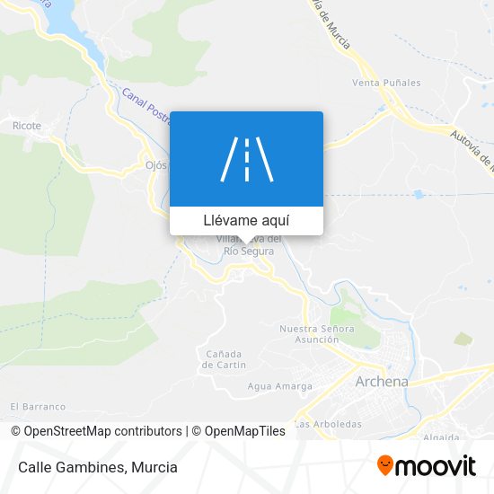 Mapa Calle Gambines